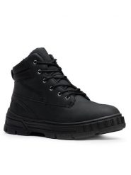Action Boy Trapery AVO-70161-001 Czarny. Czarne buty zimowe chłopięce Action Boy, bez wzorów, ze skóry, bez zapięcia. Za 159.99 zł.