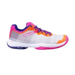 Women's Grey And Pink Babolat Jet Ritma 31f21753 3024. Szare obuwie sportowe damskie BABOLAT, bez wzorów. W wyprzedaży za 548.05 zł.