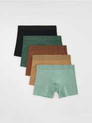5 pack bokserek Long - brązowy. Brązowe bokserki męskie Reserved, l, bez wzorów. Za 99.99 zł.