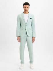 Finshley & Harding Garnitur - Oakland - Kalifornia Mężczyźni Slim Fit zielony, 52. Zielone garnitury męskie Finshley & Harding, bez wzorów, eleganckie. Za 1,049.95 zł.