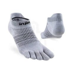 Skarpetki damskie Injinji Lightweight No-Show. Szare skarpety damskie Injinji, bez wzorów. Za 93.85 zł.