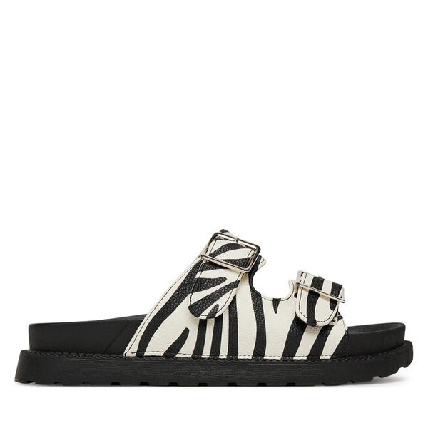 Klapki DeeZee. Czarne klapki damskie DeeZee, bez wzorów, bez obcasa. Za 119.99 zł.