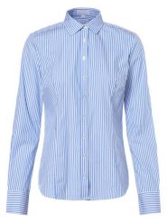Brookshire Bluzka Kobiety Bawełna niebieski, 38. Niebieskie bluzki damskie brookshire, bez wzorów, z bawełny, eleganckie, bez kołnierzyka, bez ramiączek. Za 199.95 zł.