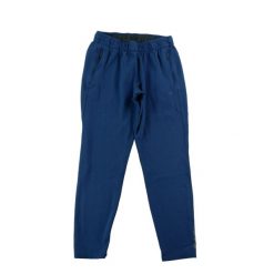 Spodnie dresowe męskie Russell Athletic Slim Knit niebieskie. Niebieskie spodnie sportowe męskie RUSSEL ATHLETIC, m, bez wzorów, z dresówki, do biegania. Za 63.86 zł.