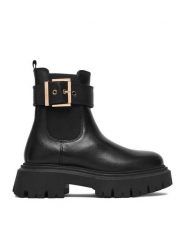 Guess Botki CEO-CI12-KIRUNA-02 Czarny. Czarne botki dziewczęce Guess, bez zapięcia. Za 299.99 zł.