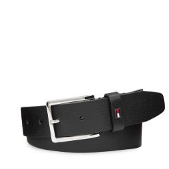 Pasek Męski Tommy Hilfiger. Czarne paski damskie Tommy Hilfiger, bez wzorów. Za 169.99 zł.