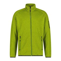 Bluza męska turystyczna CMP 30H5887. Zielone bluzy męskie CMP, m, bez wzorów, bez kaptura. Za 241.50 zł.