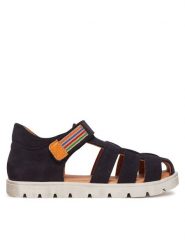 Froddo Sandały Keko G3150287-7 D Granatowy. Niebieskie sandały chłopięce Froddo, ze skóry, bez zapięcia. Za 239.99 zł.