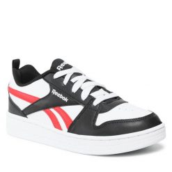 Sneakersy Reebok Classic. Czarne półbuty dziewczęce Reebok Classic, bez wzorów, bez zapięcia. Za 129.99 zł.