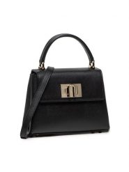 Furla Torebka 1927 WB00109-ARE000-O6000-1-007-20-BG-B Czarny. Czarne torebki do ręki damskie Furla, bez wzorów, ze skóry, bez dodatków. Za 1,479.00 zł.