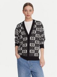 PINKO Kardigan Half Breed 106042 A2YD Czarny Regular Fit. Czarne kardigany damskie Pinko, m, bez wzorów, z syntetyku. Za 1,329.00 zł.