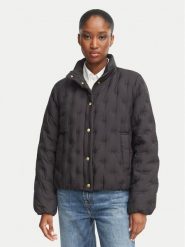 Tommy Hilfiger Kurtka puchowa WW0WW49855 Czarny Regular Fit. Czarne kurtki damskie Tommy Hilfiger, xl, bez wzorów, z puchu, bez kaptura. Za 949.99 zł.