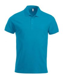 Clique Classic Lincoln S/S koszulka polo z bawełny, nowoczesny krój, turkus –. Niebieskie koszulki polo męskie CLIQUE, s, bez wzorów, z bawełny, klasyczne, bez ramiączek. Za 121.08 zł.