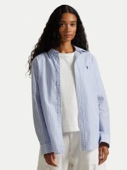 Polo Ralph Lauren Koszula 211971514503 Błękitny Classic Fit. Niebieskie bluzki damskie Polo Ralph Lauren, xl, bez wzorów, z bawełny, bez kołnierzyka, bez ramiączek. Za 819.99 zł.