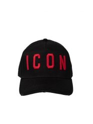 Dsquared2 Bejsbolówka "ICON" | BCM4001 05C00001 | Mężczyzna | Czarny. Czarne czapki i kapelusze męskie Dsquared2, bez wzorów, z bawełny, eleganckie. W wyprzedaży za 459.00 zł.