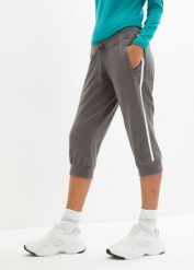 Spodnie 3/4 do biegania z bawełny (2 pary). Niebieskie bokserki damskie bonprix, bez wzorów, z bawełny, do biegania. Za 189.99 zł.
