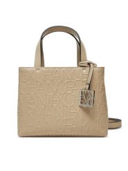 Armani Exchange Torebka 942647 CC793 U1092 Beżowy. Brązowe torebki do ręki damskie Armani Exchange, bez wzorów, ze skóry, bez dodatków. Za 429.99 zł.