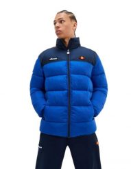 Kurtka ocieplana męska Ellesse Caloroso Padded. Niebieskie kurtki męskie Ellesse, na jesień, m, bez wzorów, z materiału, klasyczne, z kapturem. Za 359.99 zł.