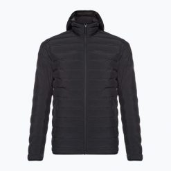 Kurtka puchowa męska Helly Hansen Mono Material Hooded Insulator. Czarne kurtki sportowe męskie Helly Hansen, m, bez wzorów, z materiału, trekkingowe. Za 449.99 zł.