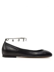 KARL LAGERFELD Baleriny Karo KL40124 Czarny. Czarne baleriny damskie KARL LAGERFELD, bez wzorów, ze skóry, bez obcasa. Za 469.99 zł.
