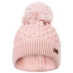 Czapka Beanie Damska Freja Pom Pom. Czerwone czapki i kapelusze damskie Trespass, na zimę, bez wzorów. Za 67.99 zł.