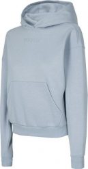 4f Bluza damska H4L22-BLD031 Jasny niebieski r. XL. Niebieskie bluzy damskie 4f, l, bez wzorów, bez kaptura. Za 125.64 zł.