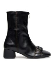 Vagabond Shoemakers Botki Livia 6056-199-20 Czarny. Czarne botki damskie Vagabond Shoemakers, ze skóry, bez obcasa, na słupku, bez zapięcia. Za 899.99 zł.