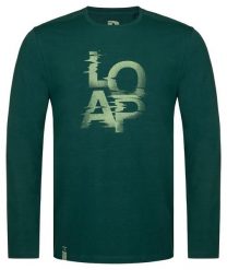 T-shirt męski Loap Altron zielony 2XL. Zielone bluzki z długim rękawem męskie ÀLG, m, bez wzorów, z bawełny, klasyczne, bez kołnierzyka. Za 162.99 zł.