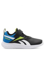 Reebok Buty do biegania Rush Runner 5 Syn IG0533 Czarny. Czarne buty sportowe chłopięce Reebok, bez wzorów, ze skóry, bez zapięcia, do biegania. Za 159.99 zł.