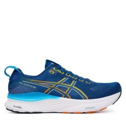 Buty do biegania Asics. Niebieskie buty sportowe męskie Asics, bez zapięcia, do biegania, asics gel kayano. Za 899.99 zł.