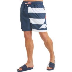 Szorty Męskie Nautica Kameron 6”. Niebieskie kąpielówki męskie Nautica, m, bez wzorów, do pływania. Za 199.00 zł.
