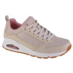 Buty do chodzenia damskie Skechers Uno Inside Matters. Brązowe obuwie sportowe damskie Skechers, bez wzorów, z materiału, trekkingowe. Za 329.00 zł.