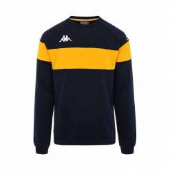 Bluza Kappa Dido. Niebieskie bluzy męskie Kappa, xl, bez wzorów, bez kaptura, na fitness i siłownię. Za 178.00 zł.