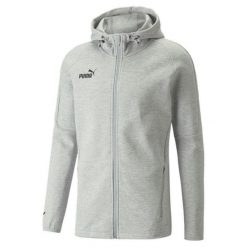 Bluza męska Puma teamFINAL Casuals Hooded Jkt. Szare kurtki męskie Puma, m, bez wzorów, sportowe, bez kaptura. Za 331.73 zł.