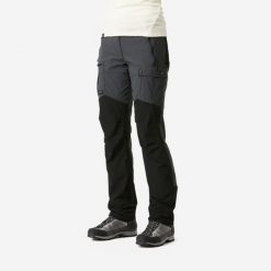 Spodnie trekkingowe damskie Simond MT500. Czarne spodnie sportowe damskie SIMOND, m, bez wzorów, z tkaniny, trekkingowe. Za 169.99 zł.
