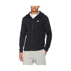 Nike Bluza męska M NSW Hoodie FZ JSY Club czarna r. L (861754-010). Bluzy męskie Nike. Za 169.07 zł.