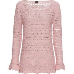 Sweter bonprix jasnoróżowy. Swetry damskie marki bonprix. Za 129.99 zł.