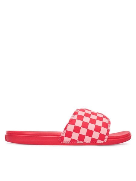 Vans Klapki La Costa Slide-On VN0A5HFEFO91 Czerwony. Czerwone klapki damskie Vans, bez wzorów, z syntetyku, bez obcasa. Za 169.99 zł.