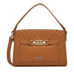 Torebka Nine West. Brązowe torebki do ręki damskie Nine West, bez wzorów, klasyczne, bez dodatków. Za 199.99 zł.