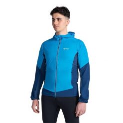 Kurtka Kilpi Rayen. Niebieskie kurtki męskie Kilpi, l, bez wzorów, z nylonu, do biegania. Za 370.41 zł.