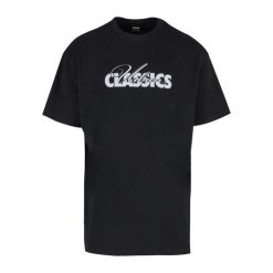 Męska Koszulka Cursive Logo Heavyweight Oversized T-shirt. Czarne t-shirty męskie Urban Classics, m, bez wzorów, bez kołnierzyka. Za 84.99 zł.