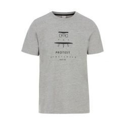 Koszulka Protest Andros. Szare koszulki sportowe męskie Protest, bez wzorów, bez kołnierzyka, bez ramiączek, trekkingowe. Za 166.00 zł.