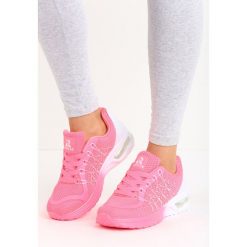 Fuksjowe Buty Sportowe Baddest. Szare obuwie sportowe damskie Born2be, z materiału. Za 89.99 zł.