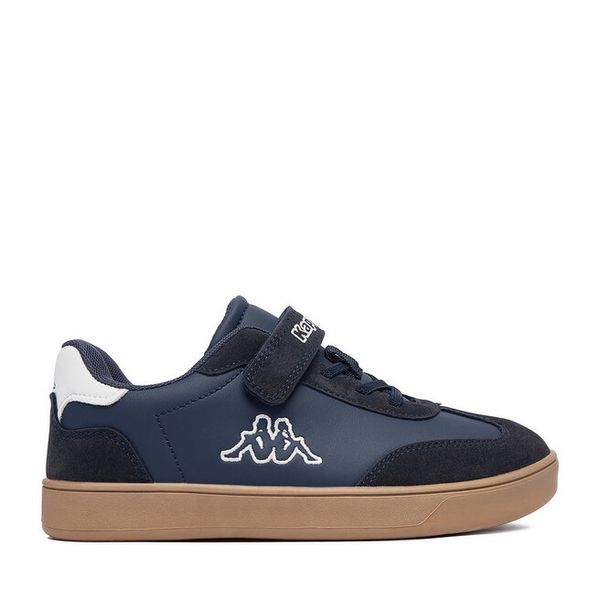 Sneakersy Kappa. Niebieskie trampki i tenisówki chłopięce Kappa, bez wzorów, bez zapięcia. Za 99.99 zł.