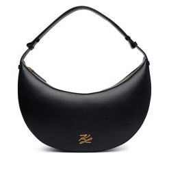 Torebka KARL LAGERFELD. Czarne torebki do ręki damskie KARL LAGERFELD, bez wzorów, klasyczne, bez dodatków. Za 1,499.00 zł.