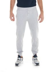 Męskie spodnie sportowe z małym logo. Szare spodnie sportowe męskie LEONE 1947 APPAREL, l, bez wzorów, z bawełny, na fitness i siłownię. Za 63.11 zł.
