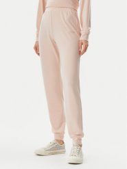 Guess Spodnie materiałowe O5GB05 KCQP2 Pomarańczowy Regular Fit. Brązowe spodnie materiałowe damskie Guess, m, z aplikacjami, z materiału. Za 109.99 zł.