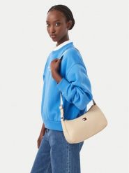 Tommy Jeans Torebka Tjw Daily Elevated Shoulder Bag AW0AW19041 Beżowy jasny. Brązowe torebki do ręki damskie Tommy Jeans, bez wzorów, z jeansu, bez dodatków. Za 369.99 zł.