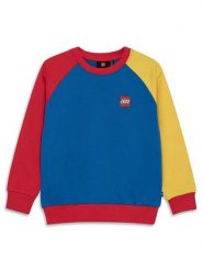 LEGO Bluza 11010900 Kolorowy Regular Fit. Bluzy dla chłopców LEGO, bez wzorów, z bawełny, bez ramiączek, bez kaptura. Za 129.99 zł.