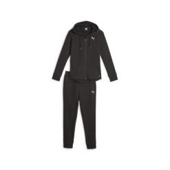 Dres Puma Classics Hooded FL Tracksuit, Kobiety. Czarne obuwie sportowe damskie Puma, bez wzorów, z bawełny, na fitness i siłownię. Za 390.00 zł.